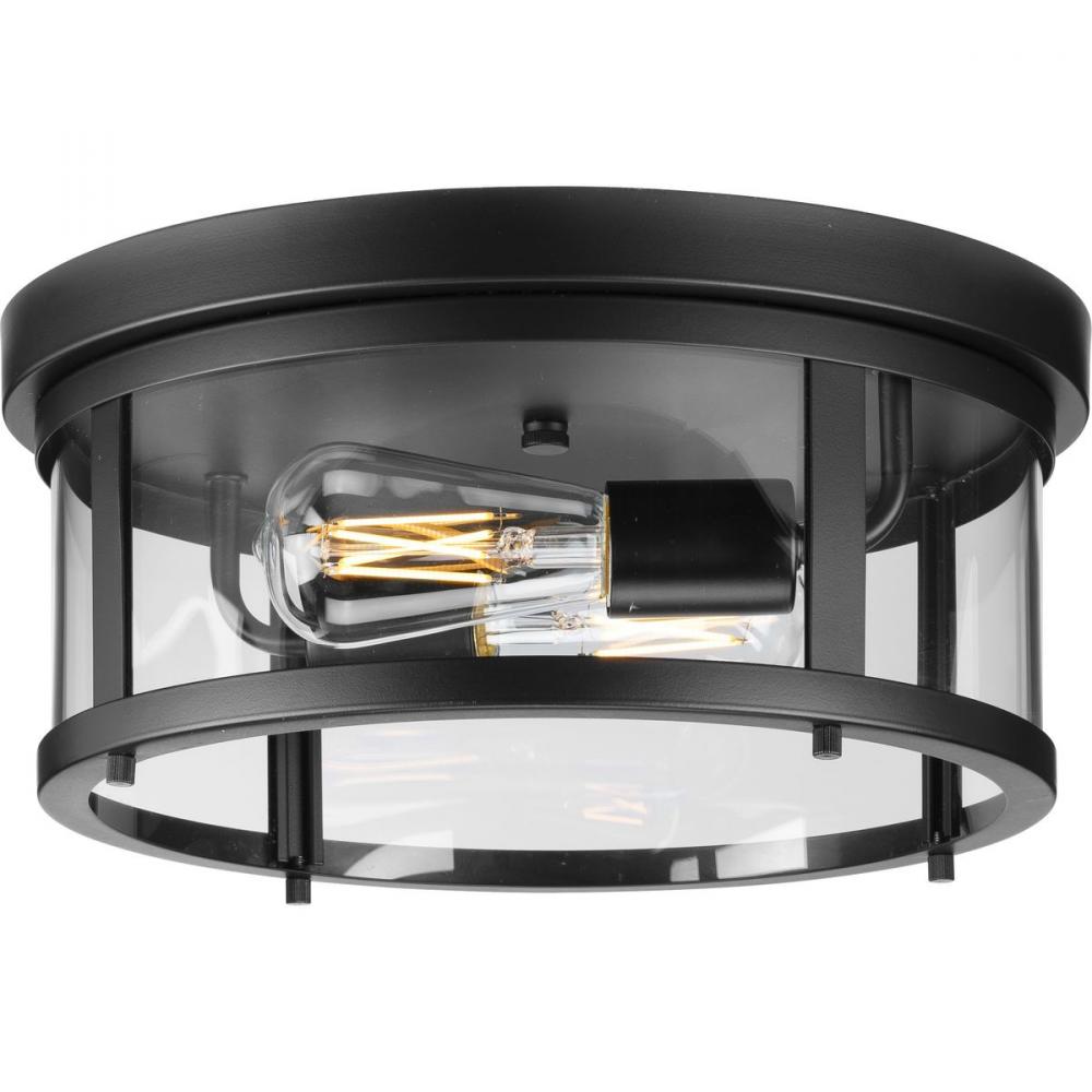 2-Light Flush Mount