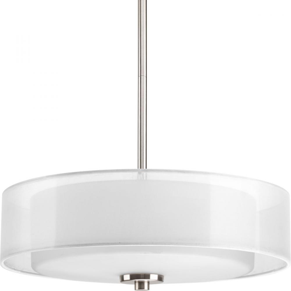 Three-Light 15" Semi-Flush Convertible