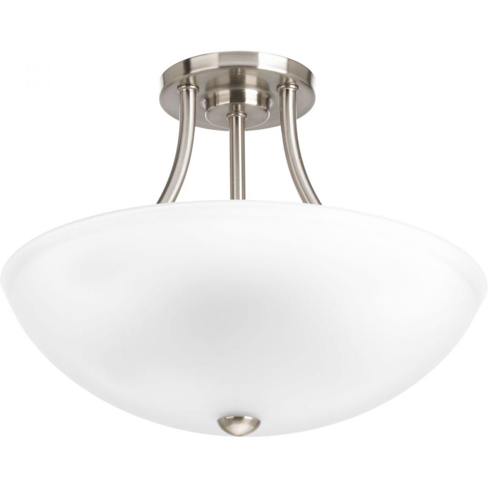 2-Light Convertible Semi Flush