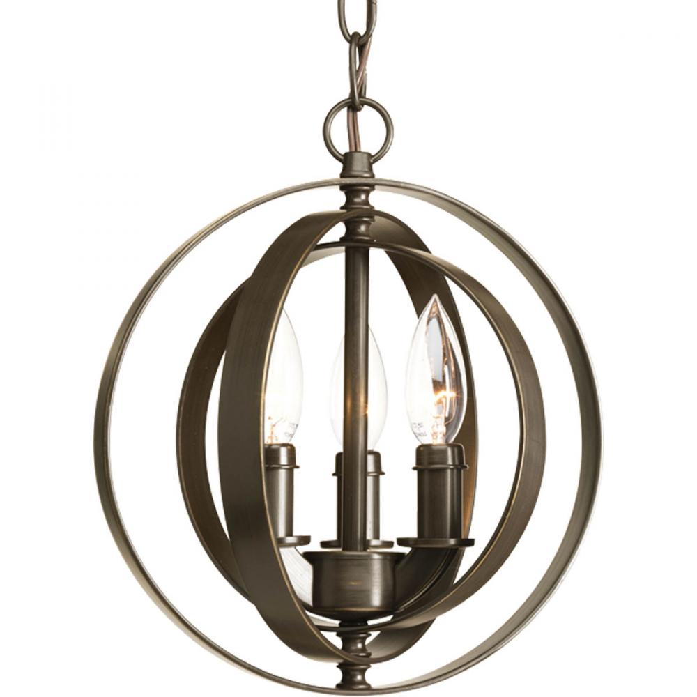 Three-Light Sphere Pendant