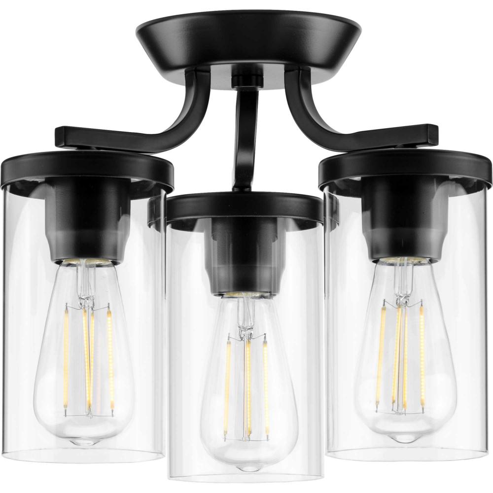 3-Light Semi Flush