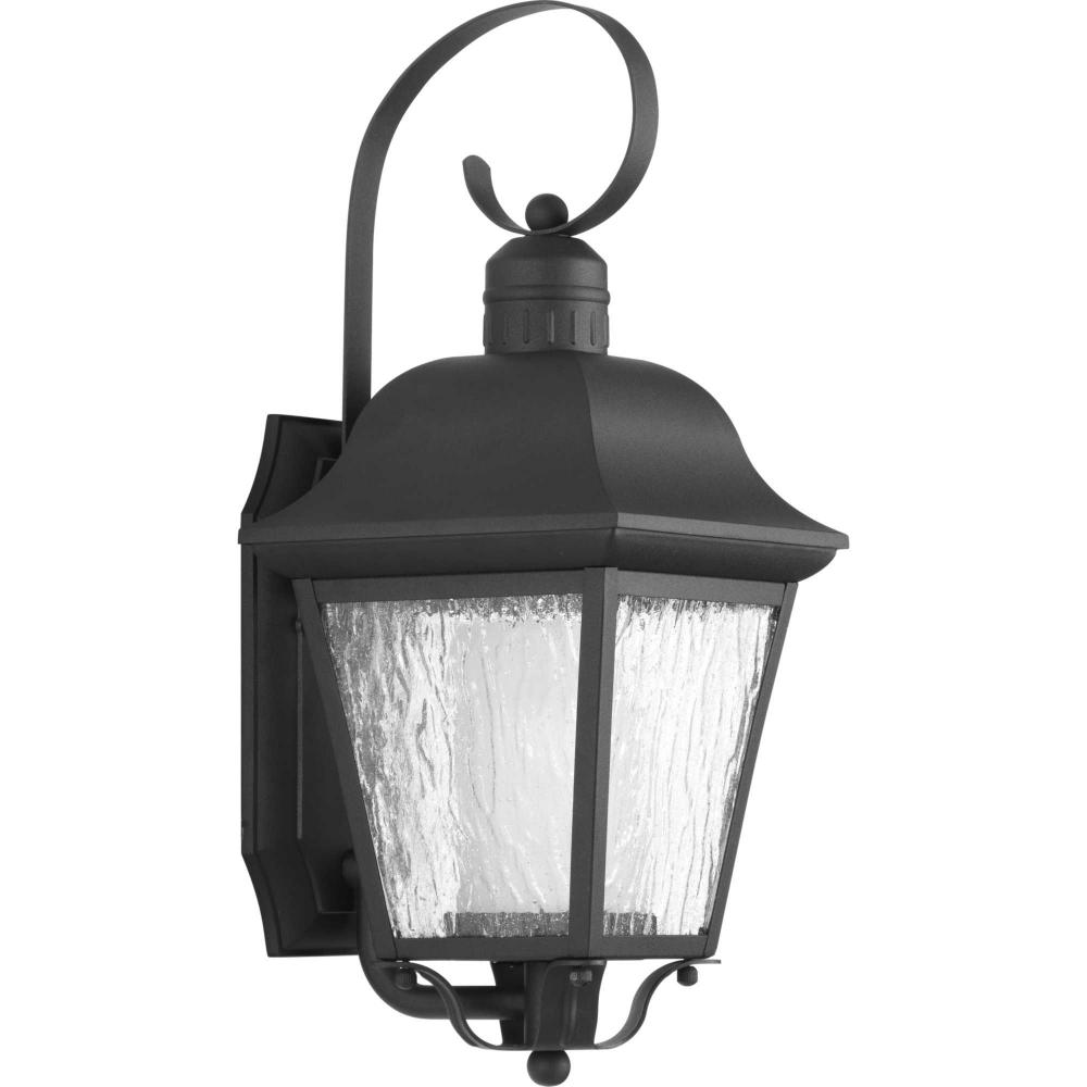 Andover Collection Black One-Light Medium Wall Lantern