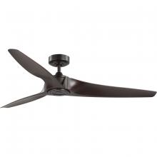 Progress P250069-020 - Manvel Collection 60-Inch Three-Blade DC Motor Transitional Ceiling Fan Walnut