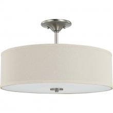 Progress P350168-009 - 3-Light Semi Flush