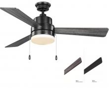 Progress P250076-31M-WB - 52" 3-Blade Ceiling Fan