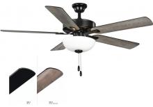 Progress P250082-31M-WB - 52" 5-Blade Ceiling Fan