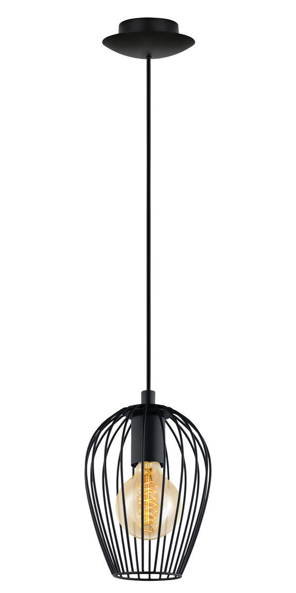 1x75W Pendant w/ Matte Black Finish
