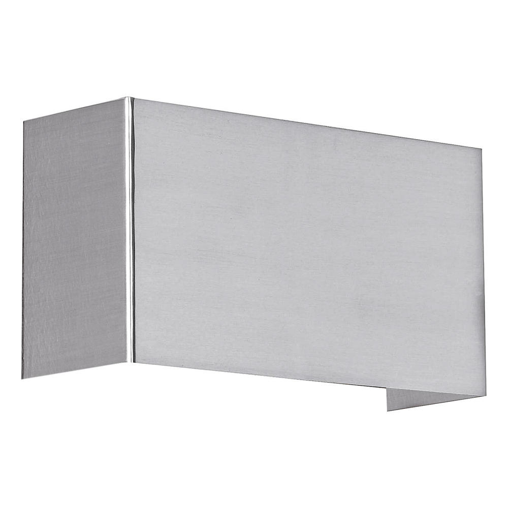 1x100W Wall Light With Matte Nickel Finish & Satin Glass