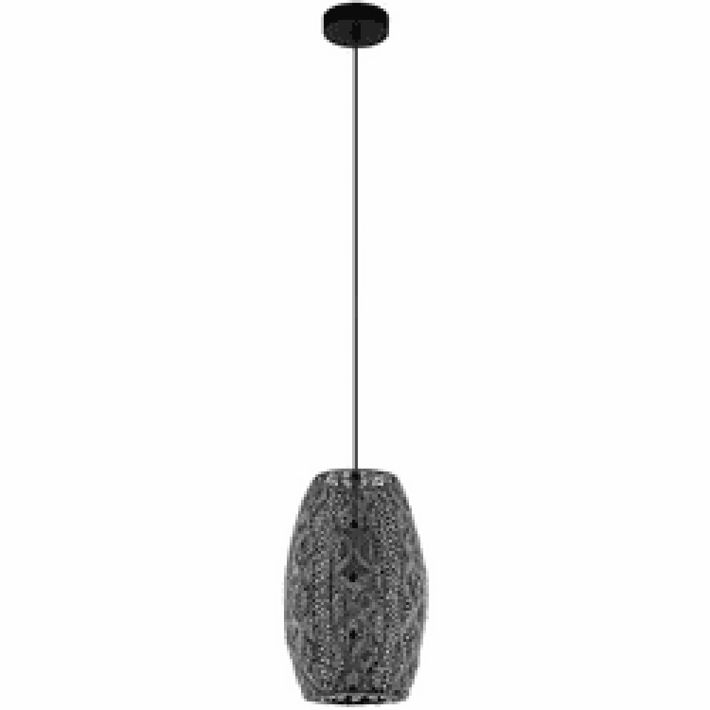 Riyadh - Pendant - Metal Antique Black Shade 1-60W