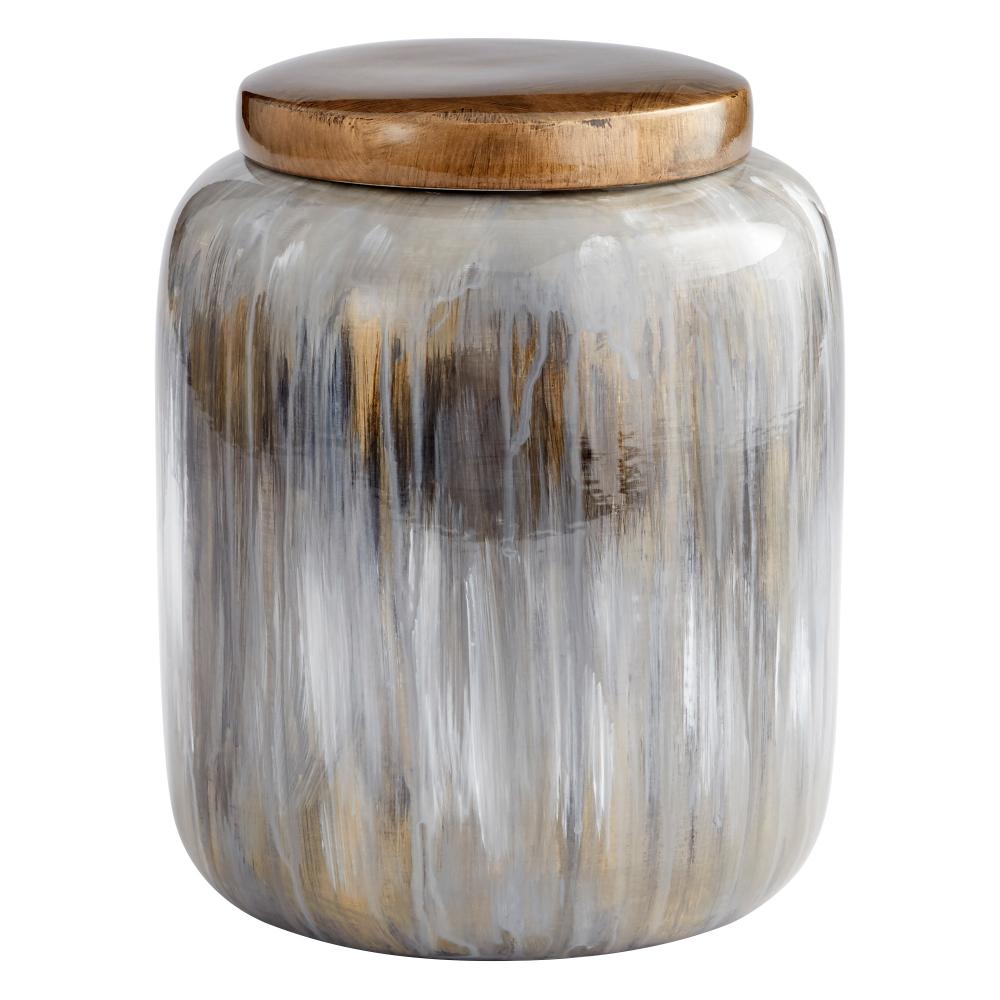 Spirit Drip Container Olive Glaze - Large