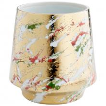 Cyan Designs 10808 - Ardent Splash Container Multi-Color Glaze - Small
