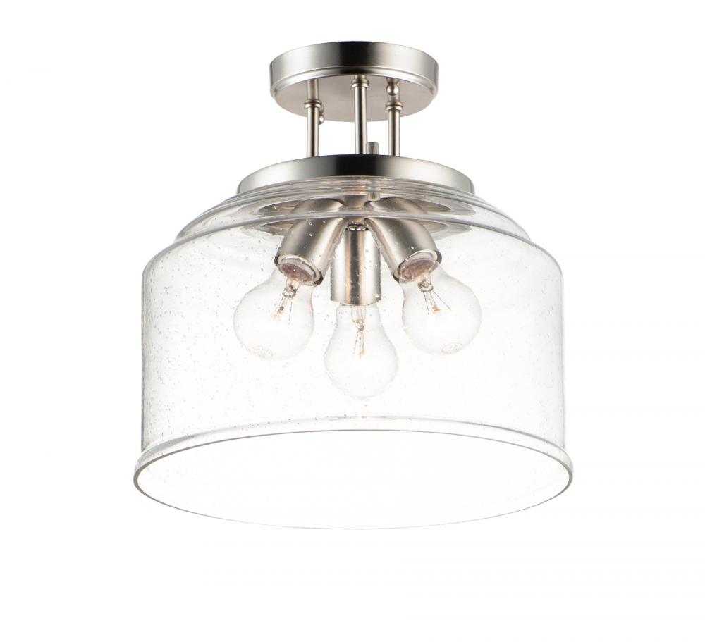 3-Light Semi Flush
