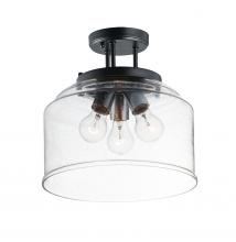 Maxim 12271CDBK - 3-Light Semi Flush