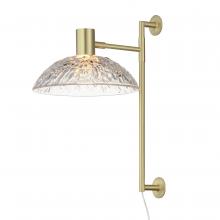 Maxim 24980TCSBR - Metropolis-Pin Up Wall Sconce