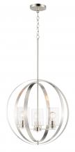 Maxim 25254CLSN - 3-Light Pendant