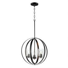 Maxim 25254CLBK - 3-Light Pendant