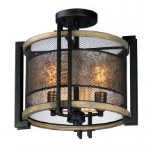 Maxim 27560BKBWAB -  3 Light Semi Flush (3 60 MB)