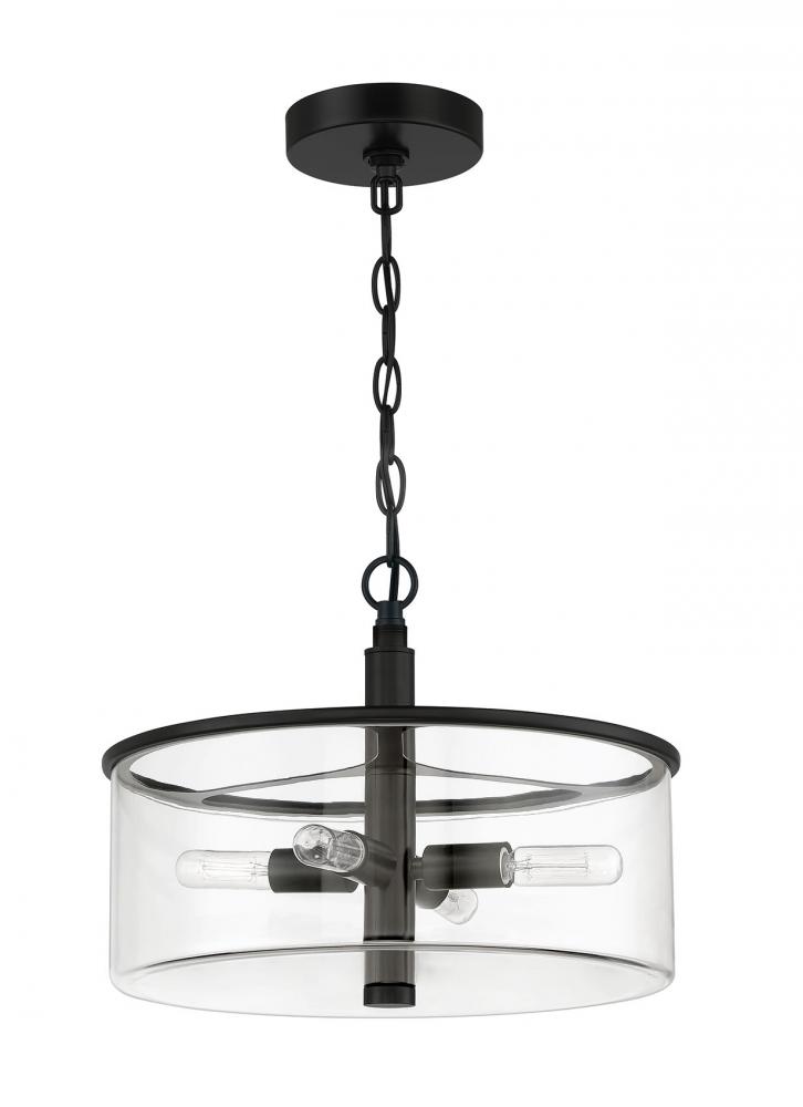 4-Light Convertible Semi Flush