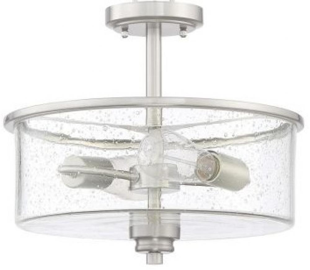 2-Light Convertible Semi Flush