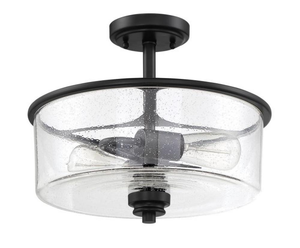 2-Light Convertible Semi Flush