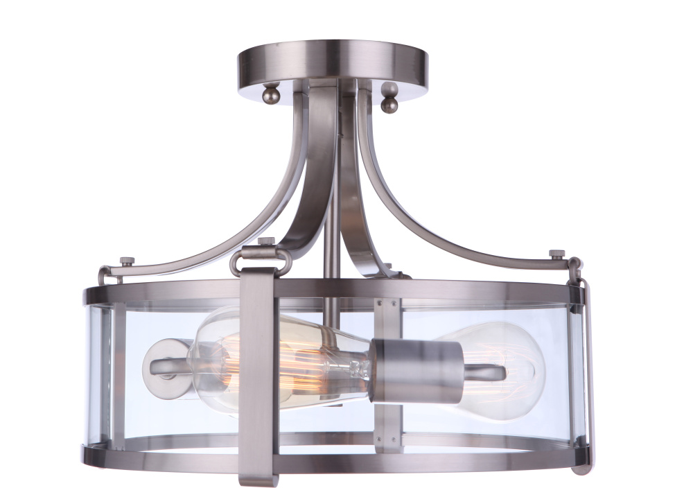 3-Light Semi Flush