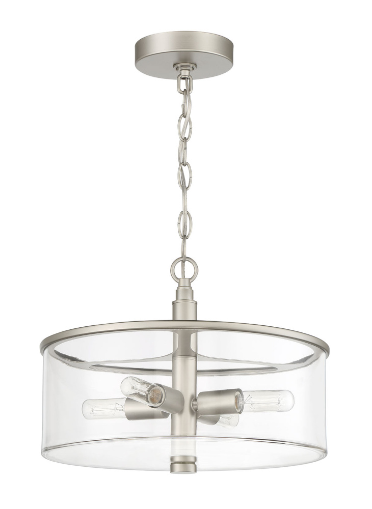 4-Light Convertible Semi Flush