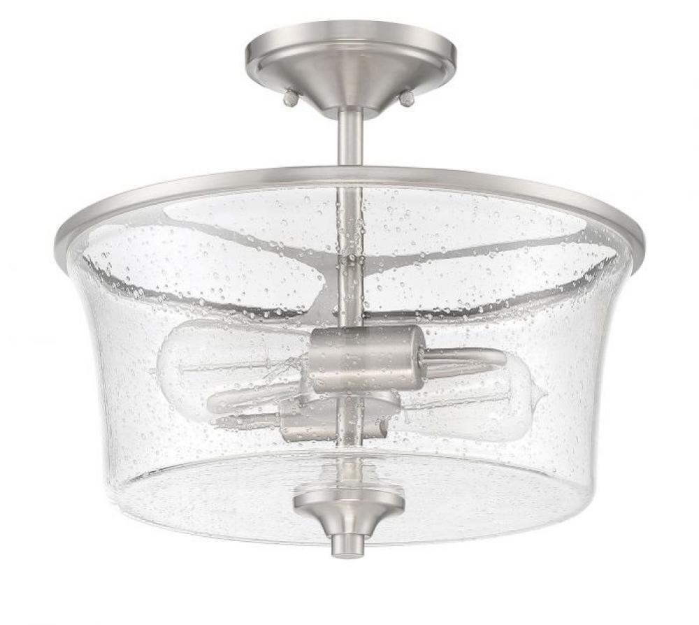 2-Light Convertible Semi Flush