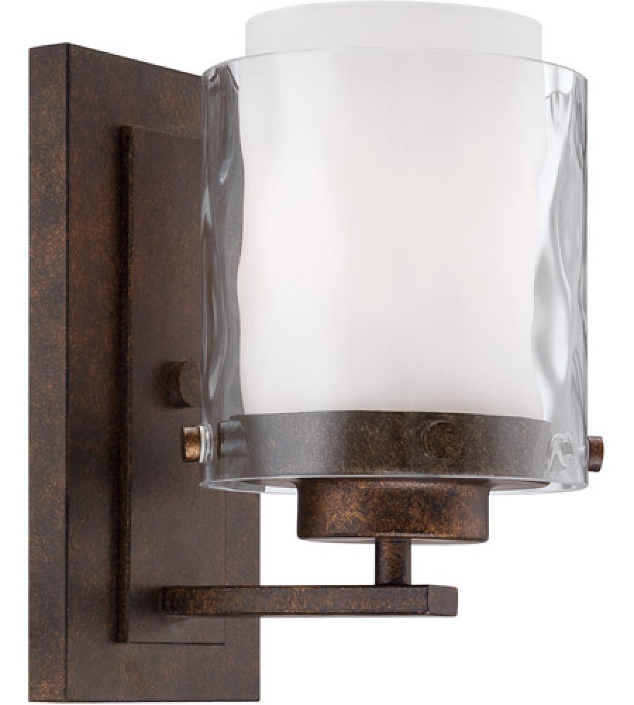 Kenswick 1 Light Wall Sconce in Peruvian Bronze