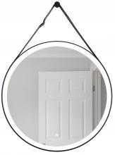 Craftmade MIR105-FB - 30â€ Round LED Mirror, dimmer, defogger, removable decorative strap & hardware, 3000K