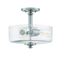 Craftmade 49853-BNK-C - 3-Light Convertible Semi Flush