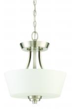 Craftmade 41952-BNK - 2-Light Convertible Semi Flush