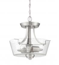 Craftmade 41952-BNK-CS - 2-Light Convertible Semi Flush