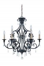 Craftmade 38929-MBK - Bentley 9 Light Chandelier in Matte Black