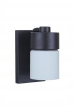 Craftmade 12305FB1 - District 1 Light Wall Sconce in Flat Black