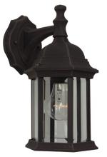 Craftmade Z294-TB - Hex Style Cast 1 Light Medium Outdoor Wall Lantern in Textured Black