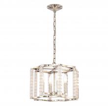 Crystorama 8854-PN - Carson 4 Light Polished Nickel Mini Chandelier