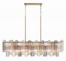 Crystorama ADD-317-AG-AU - Addis 14 Light Aged Brass Chandelier