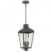 Crystorama DUM-9805-GE - Dumont 3 Light Graphite Outdoor Pendant