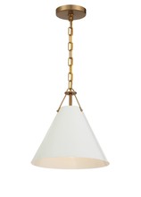 Crystorama XAV-B8301-VG - 1 Light Mini Pendant