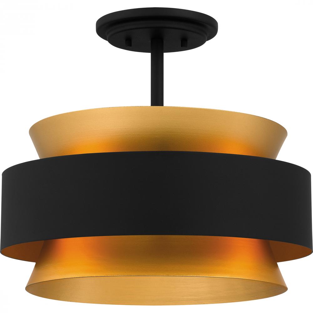 3 Light Semi-Flush Mount