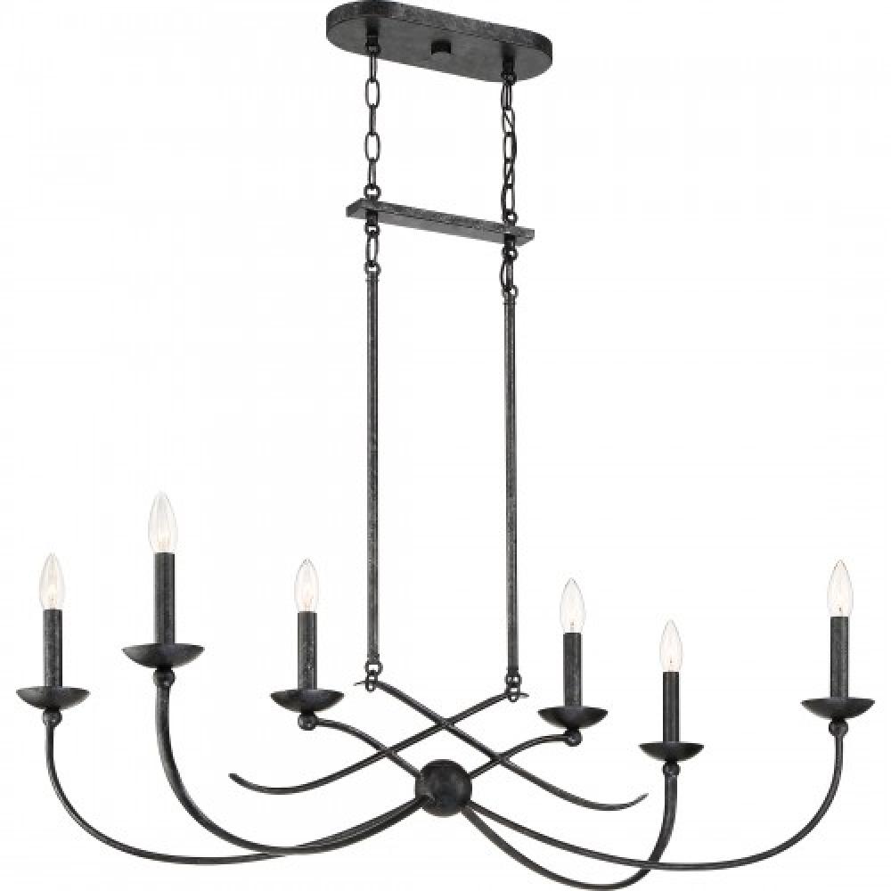 6-Light Island Chandelier