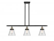 Innovations Lighting 916-3I-BAB-G64 - Cone - 3 Light - 36 inch - Black Antique Brass - Stem Hung - Island Light