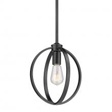 Golden 3167-M1L BLK - 1-Light Mini Pendant