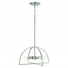 Capital 248841BN - 4-Light Dual Mount Pendant or Semi-Flush in Brushed Nickel