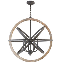 Capital 330561IW - Iron Wood ORB 6 Light