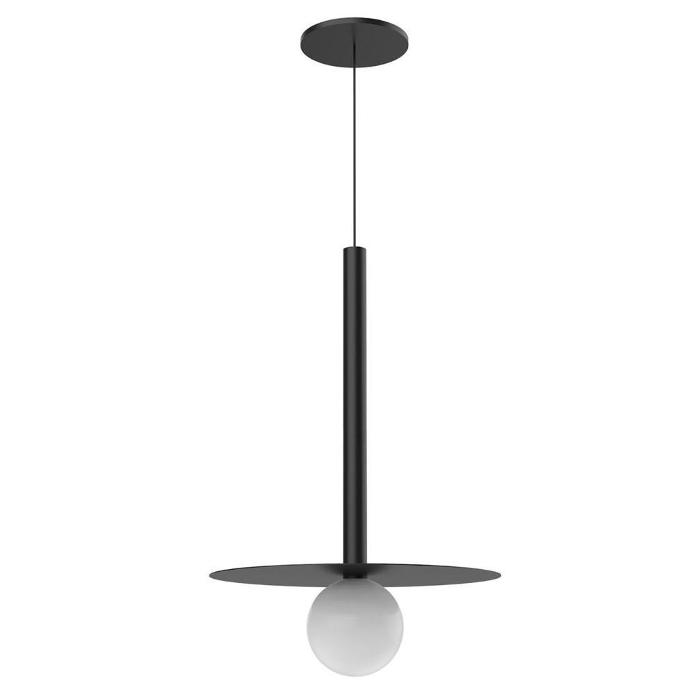 Elixir 19-in Black LED Pendant