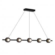 Kuzco Lighting Inc LP15548-BK-UNV - Elixir 48-in Black LED Linear Pendant