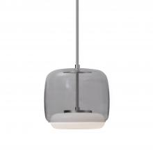 Kuzco Lighting Inc PD70610-SM/BN-UNV - Enkel 10-in Smoked/Brushed Nickel LED Pendant