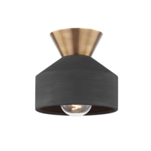 Troy C9808-PBR/CBK - COVINA Flush Mount