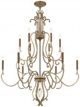 Minka Metropolitan N6559-690 - Magnolia Manor - 12 Light Chandelier